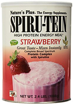 Nature's Plus - Spiru-Tein Strawberry Flavor, 2.4 lb powder