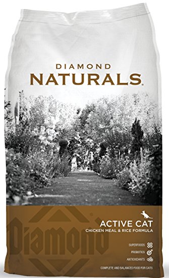 Diamond Naturals Active Cat Chicken Meal & Rice Formula