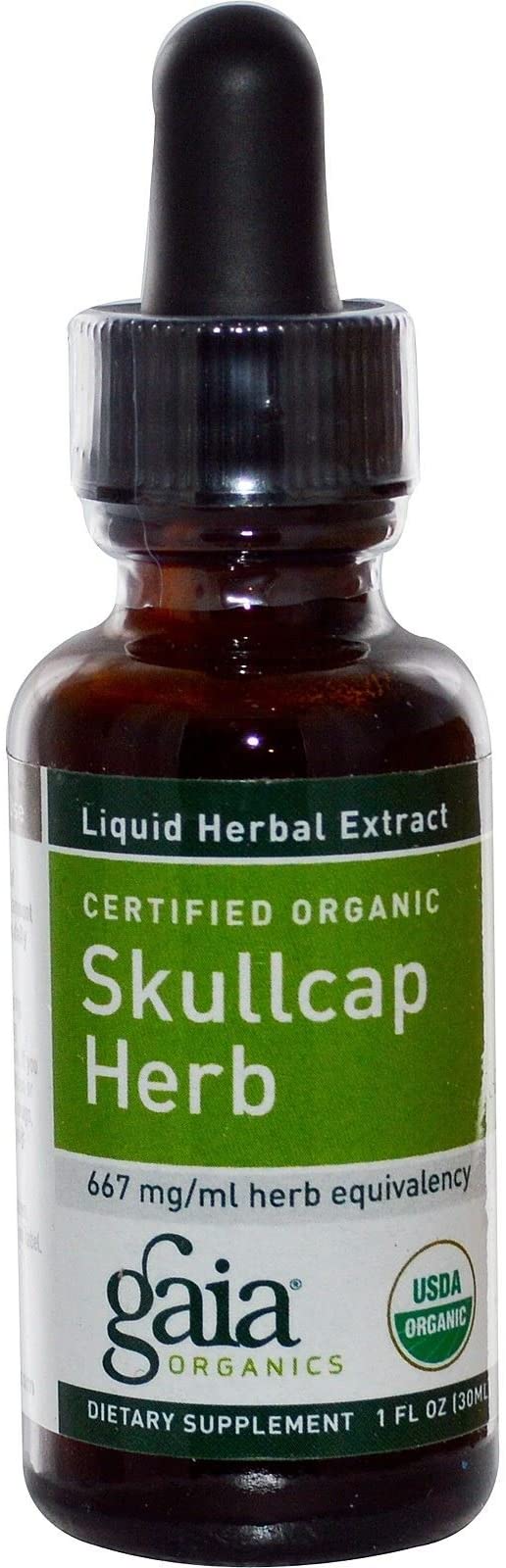 Gaia Herbs, Skullcap, 1 Fl Oz