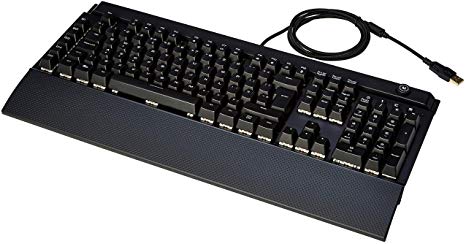 AmazonBasics Programmable Mechanical Gaming Keyboard | RGB LED Backlit, UK Layout (QWERTY)