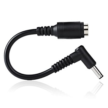 Lucco 7.4mm to 4.5mm Laptop Charger Adapter Power Dongle Cable Connector Converter for Dell XPS 12 13 15, Precision M3800, Latitude, Inspiron, HP Pavilion M4, Pavilion 15-e029TX Elitebook