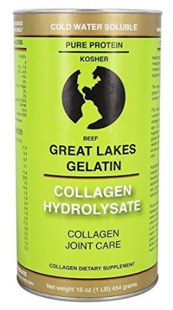 Great Lakes Gelatin Collagen Hydrolysate Unflavored Beef Kosher Gelatin 16 oz
