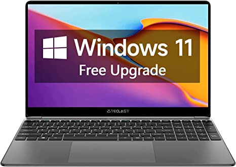 TECLAST 15.6 Inch Laptop Computer, 6GB 128GB SSD Windows 10 Laptops with Intel N4020 (up to 2.8 GHz ), FHD 1920x1080 IPS Laptop pc, Mini HDMI, WiFi, Webcam, USB3.0, Bluetooth 4.2 (Support Windows 11)