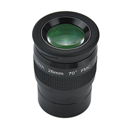 SWA 2inch 26mm Super Wide Angle 70 Degree Eyepieces for Astronomical Telescope - Five Elements Fully-coated High-index Glass - New Look and Internal Design