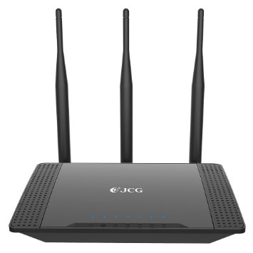 JCG Q5 300M Wireless Home Router, Supports WPS, Intelligent QoS, Universal Repeater, Easy and Quick Installation