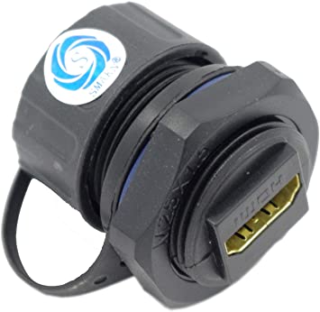 SMAKN M25 Waterproof HDMI Coupler, Female to Female