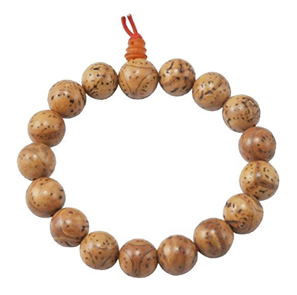 Tibetan 13mm Bodhi Seed Prayer Beads Wrist Mala Bracelet