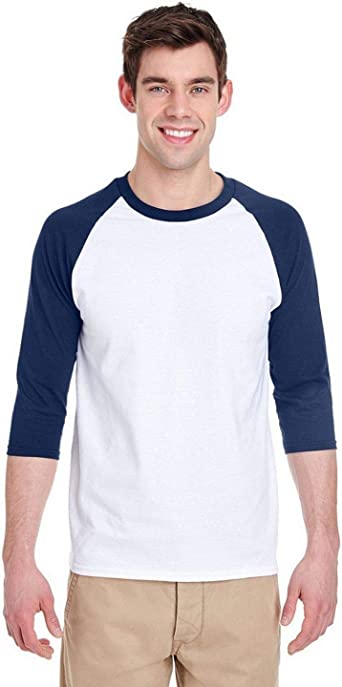 Heavy Cotton 3/4-Sleeve Raglan T-Shirt (G570)