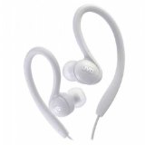 JVC HAEBX85W Inner Ear Sports Clip Headphone White