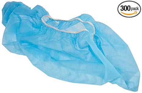 Keystone SC-NWI-NS-XL Polypropylene Non-Skid Shoe Cover, X-Large, Blue with White Tread (Case of 150 pairs)