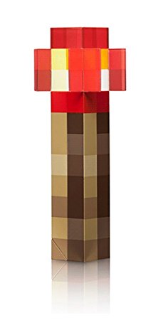 ThinkGeek Minecraft Redstone Light-Up Wall Torch Toy - Looks Like It Came Straight Out of the Game - Officially-Licensed Minecraft Merchandise