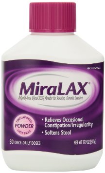 MiraLAX laxative powder, 17.9 Ounces, 30 doses