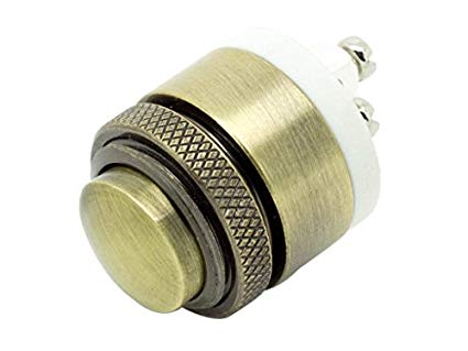 Doorbell Push Button Momentary Metal Switch 16mm (5/8")