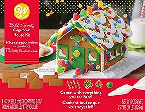 Wilton Unassembled Gingerbread House Kit, Petite