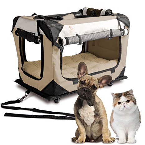 PetLuv Premium Cat Carrier & Travel Crate with Added Safety Features | The Happy Cat Carrier | Reduces Anxiety