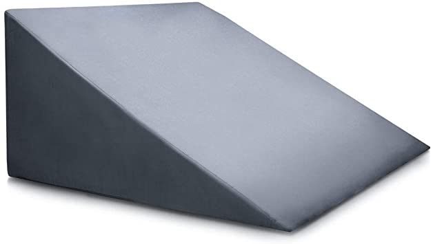 Cover Only Waterproof Bed Wedge Pillow Case - 24x24x12 - Fits Most Full Size Sleep Wedges