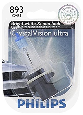 Philips 893 CrystalVision ultra Upgrade Fog Bulb, 1 Pack