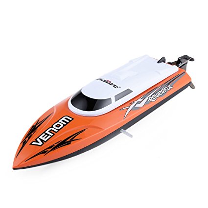 YISI UDI High Speed Romote 2.4GHz Control Boats RC Toys for Kids (Orange)