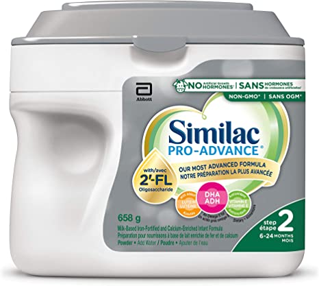 Similac Pro-Advance® Step 2 Baby Formula, 6-24 months, with 2'-FL. Immune Support Innovation: 2'-FL, Powder, 658g