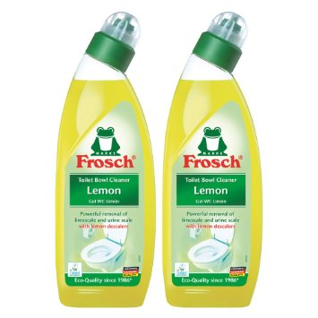 Frosch Lemon Toilet Bowl Cleaner, 750 ml (Pack of 2)