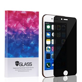 Dreamvasion® Privacy Anti-Spy Tempered Glass Screen Protector for iPhone 6 4.7" - Premium 0.3mm 2.5d Rounded Edge 9h Hd Ultra Clear Anti-Spy Tempered Glass Screen Protector Shield (iPhone 6 4.7")