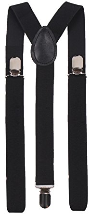 Sunny Ocean Wide Braces with Strong Clips for Mens Leather Suspenders