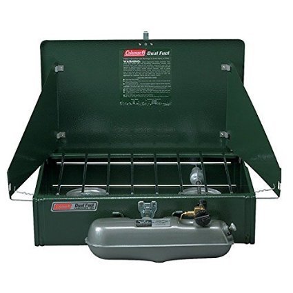 Coleman 2 Burner Dual Fuel Compact Liquid Fuel Stove