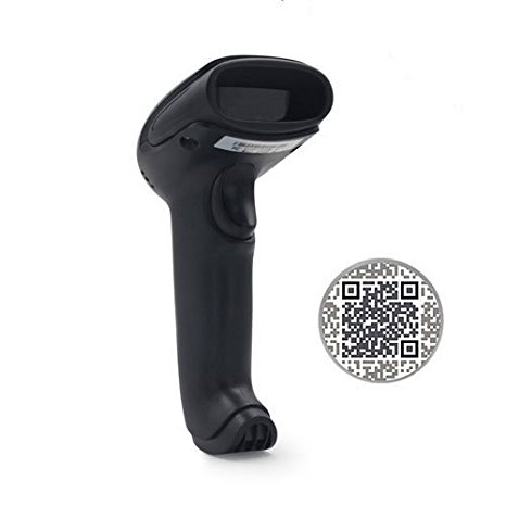 Vcall 2D QR Code Scanner Wired QR Barcode Scanner Handheld Scanning Bar-code Reader with USB Cable for Micro PDF417,Micro QR code,Data Matrix