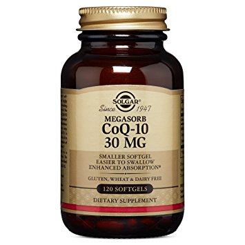 Solgar – Megasorb CoQ-10, 30 mg, 120 Softgels