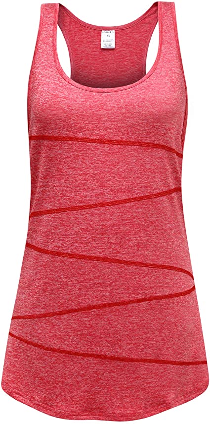 OThread & Co. Women’s Yoga Tank Top Performance Activewear Running Workout Moisture-Wicking Stylish A-Shirt
