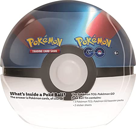 Pokemon TCG Go Poke Ball Tin - Blue Great Ball