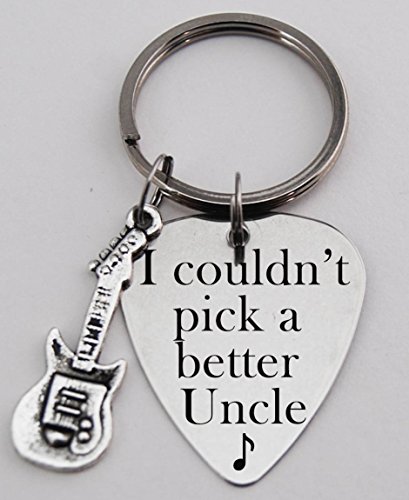 Guitar Pick, I Couldn't Pick A Better Uncle, Keychain