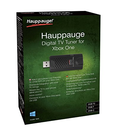 HAUPPAUGE Xbox One with Win10 Freeview HD USB Stick - Black