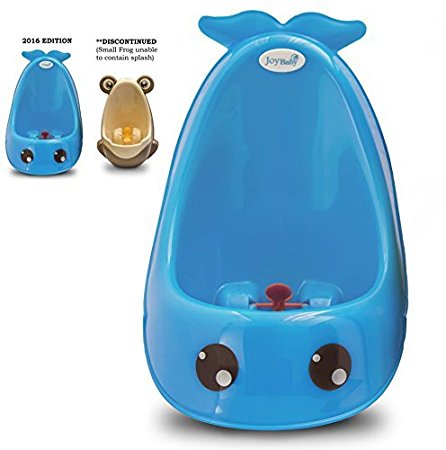 Joy Baby® Generation 2 Boy Urinal Potty Toilet Training with FREE Potty Training Game (Navy Blue Whale)