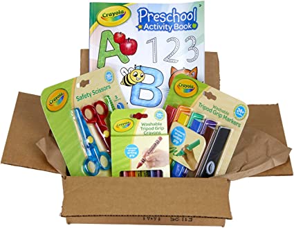 Crayola Young Kids Art Supplies Bundle, Art Set for Girls and Boys, Gifts For Toddlers, 36 Months [Amazon Exclusive]