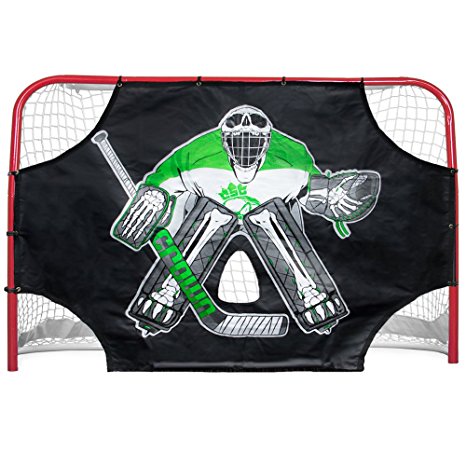 72" x 48" Green Skull Sniper Ice Hockey Practice Shooting Target by Crown Sporting Goods