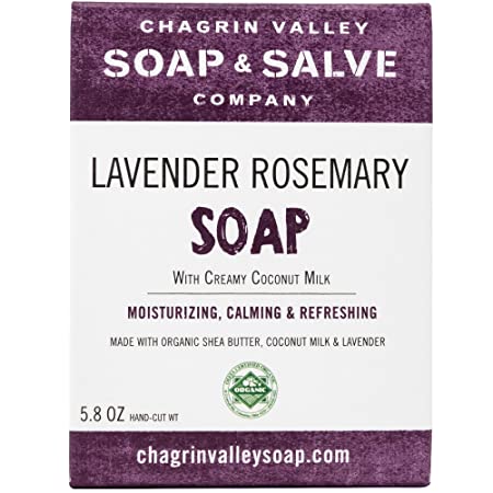 Organic Natural Soap Bar - Lavender Rosemary - Chagrin Valley Soap & Salve (1)