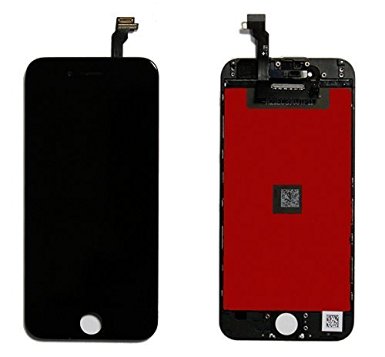 LCD Touch Screen Digitizer Frame Assembly Full Set LCD Touch Screen Replacement for iPhone 6 (4.7 inch) (Black)