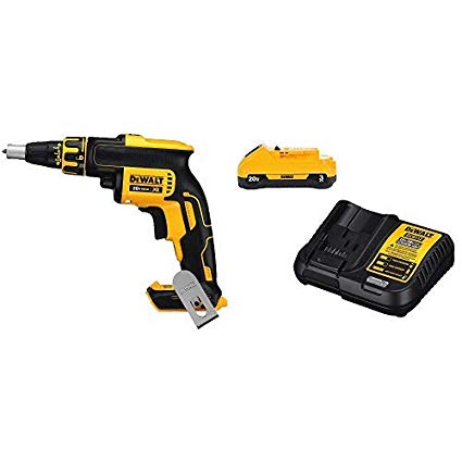 DEWALT DCF620B 20-volt MAX XR Li-Ion Brushless Drywall ScrewGun  (Tool Only) with DCB230C 20V Battery Pack