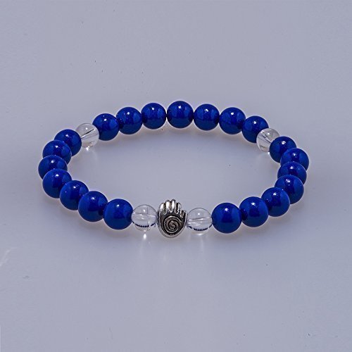 Lapis Lazuli Throat Chakra Reiki Energy Balancing Natural Gemstone Bracelet