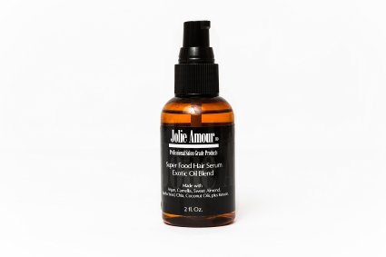 Professional Oleo Complex Hair Serum by Jolie Amour- 6 exotic oils plus keratin- Revitalizes and shines hair- with- Coconut- Keratin- Chia seed- Argan- Sweet Almond - Jojoba- Camellia