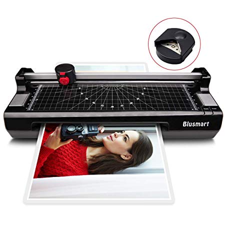 4 in 1 Blusmart BL01 Laminator, A4, Trimmer/Corner Rounder/10 Laminating Pouches, Black