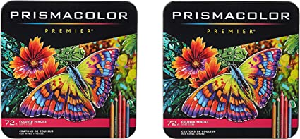 Premier Colored Pencils | Art Supplies for Drawing, Sketching, Adult Coloring | Soft Core Color Pencils, 2 Box (72 Count)