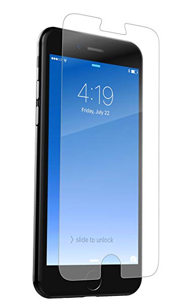 ZAGG InvisibleShield Glass  Screen Protector for Apple iPhone 8, iPhone 7, iPhone 6S and iPhone 6 - Case Friendly