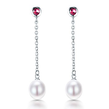 HENGSHENG Women Jewelry Drop & Dangle 8-9 mm Freshwater Cultured Pearl Earrings(cpe128)