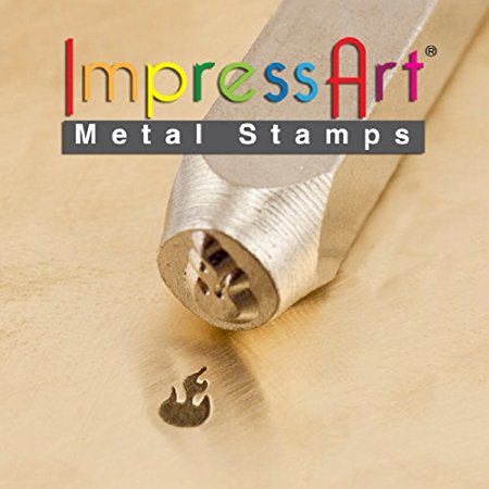 ImpressArt- 6mm, Fire Design Stamp
