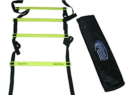 World Sport 6 Foot Flat Rung Agility Ladder with Bag