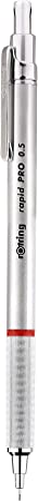 rOtring Rapid PRO Technical Drawing Mechanical Pencil, 0.5 mm, Silver Chrome (1904255)