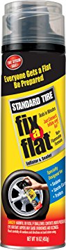 Fix-A-Flat S420-6-6PK Aerosol Tire Inflator with Hose for Standard Tires - 16 oz. (Pack of 6)