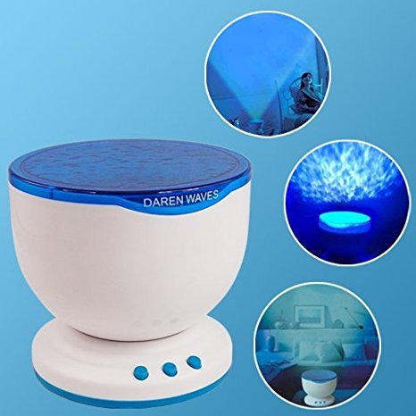 Ocean Pot Daren Waves Speaker Projector Projected Swinging light Lamp